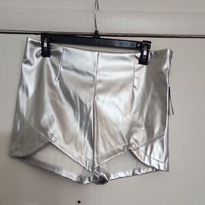 Spirit Silver High Waist Women's Shorts